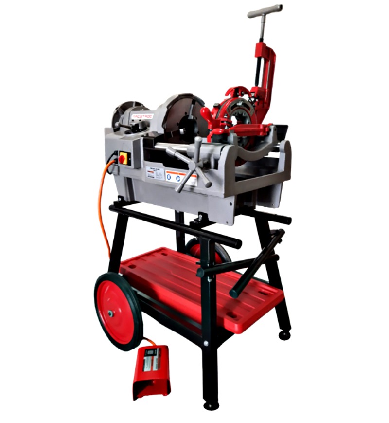 macstroc flare.4c pipe threading machine macstroc